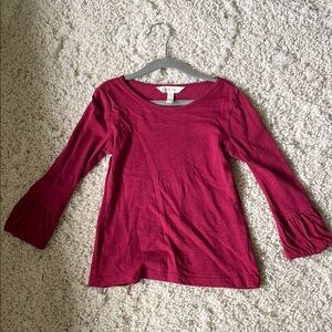 Matilda Jane Kids Burgundy Top